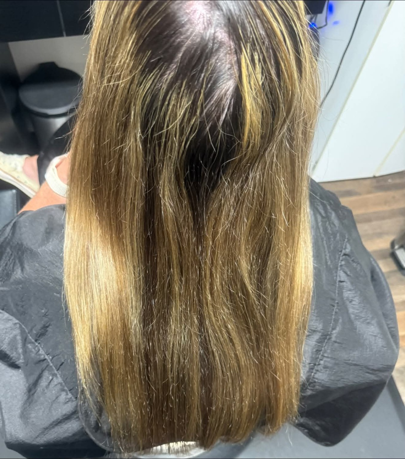Dimensional brunette before