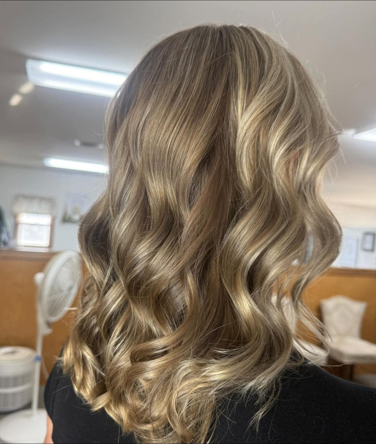 Golden blonde dimension after